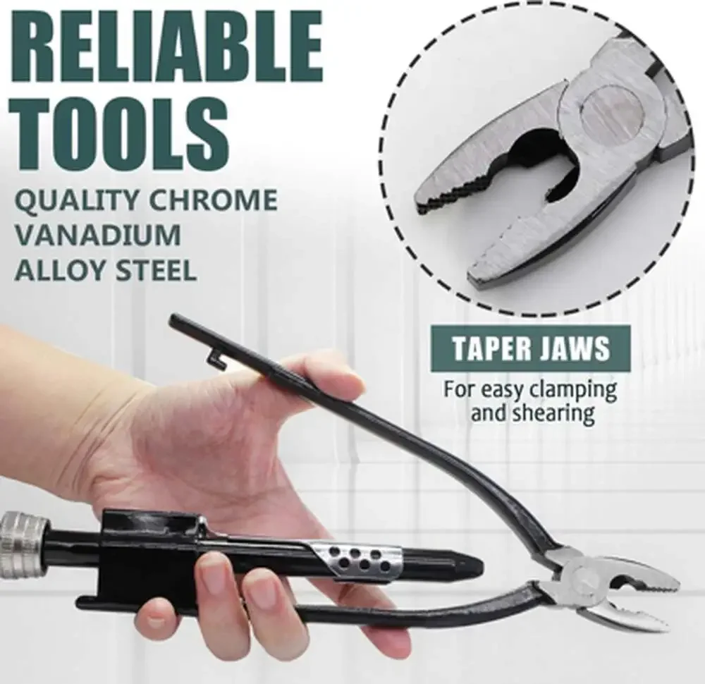 Wire Pliers Set Chrome Vanadium 6 9 Inch Automotive Aviation Industrial Black